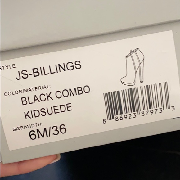 JESSICA SIMPSON “Billings” Platform Suede Booties - Picture 7 of 7